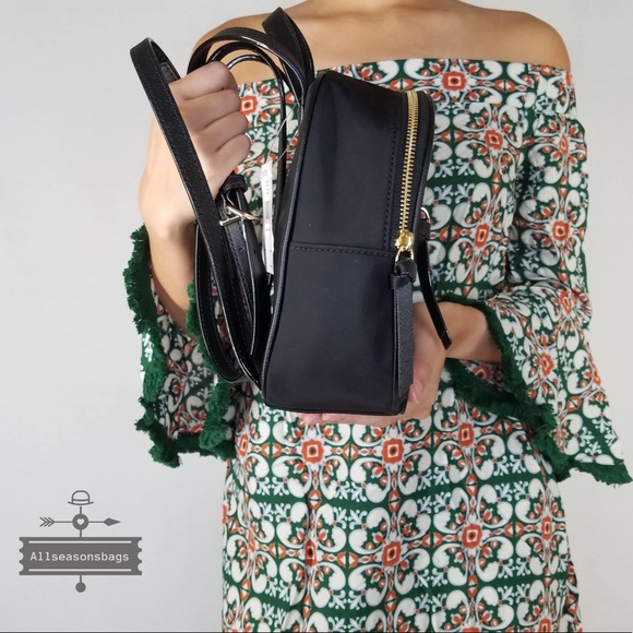Kate spade MINI Bradley Wilson BLACK backpack bag - Picture 7 of 8